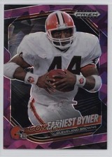 2025 Panini Prizm Black Purple Ice Prizm 103/149 Earnest Byner #32 19l7