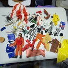 GI JOE Vtg HONG KONG set scuba sailing parachute motor cycle weapons huge lot