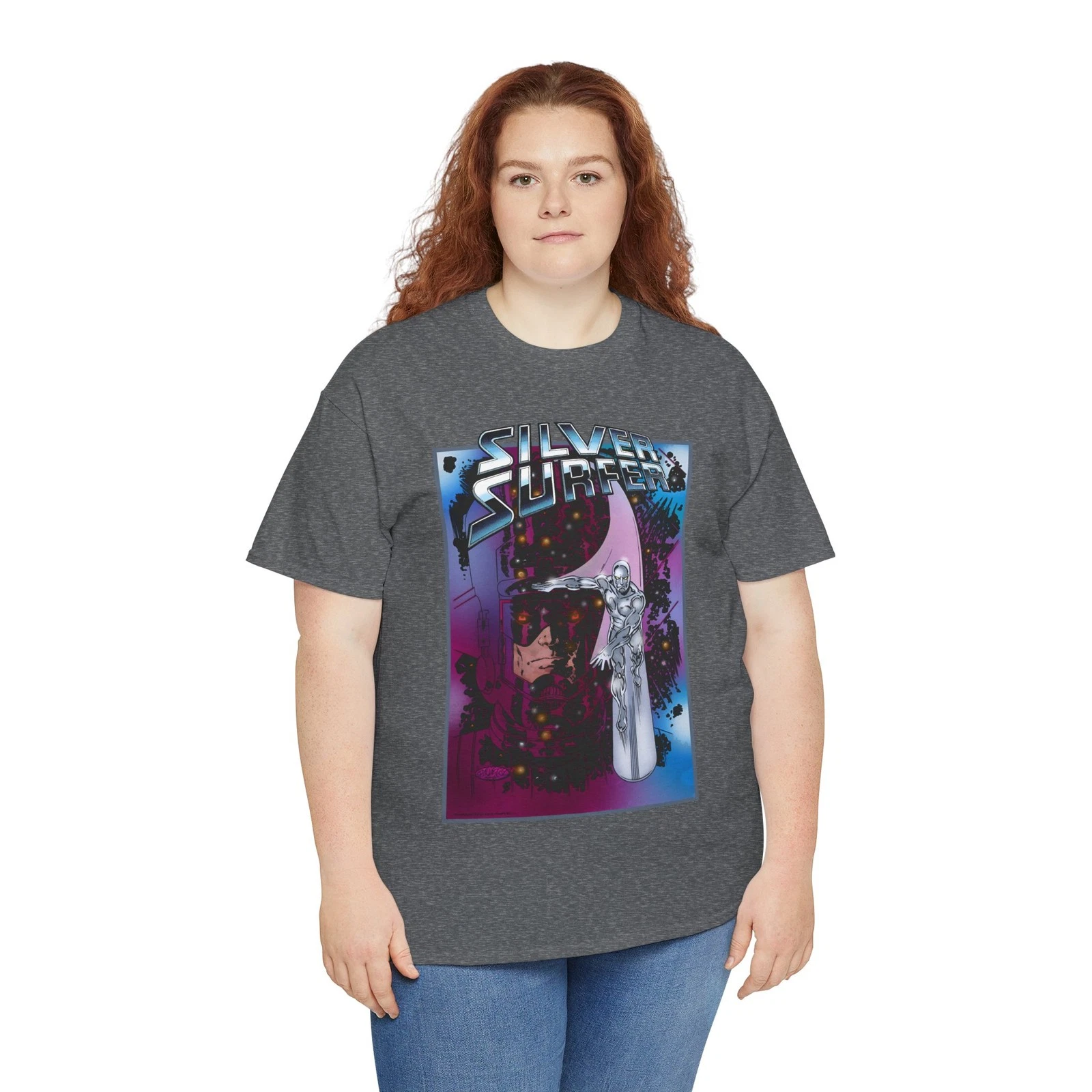 Silver Surfer & Galactus T-Shirt - John Byrne Art - Marvel Comics