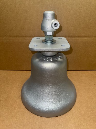 RESTORED Silver EMD Steel Locomotive Train Bell