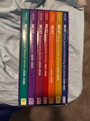 Kaplan MCAT Complete 7-Book Subject Review  2025-2026 Box Set