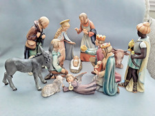 VINTAGE 12pc HUMMEL {HUM 214} NATIVITY SET CHRISTMAS FIGURINES - TMK4 GERMANY
