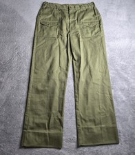 Boy Scouts of America Cargo Uniform Pants Men 34x31 Green Stretch Patch Included