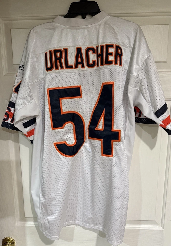 Camiseta de futebol NFL #54 BRIAN URLACHER CHICAGO BEARS BORDADA REEBOK TAMANHO 52 - Imagem 2 de 4