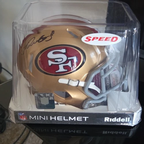 San Francisco 49ers Signed Riddell NFL SPEED Mini Helmet Original Autographed
