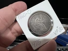 1860-O Seated Liberty Half Silver Dollar (FJ)