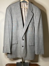 Polo University Club Ralph Lauren Canada Wool Blazer Mens 46L Houndstooth