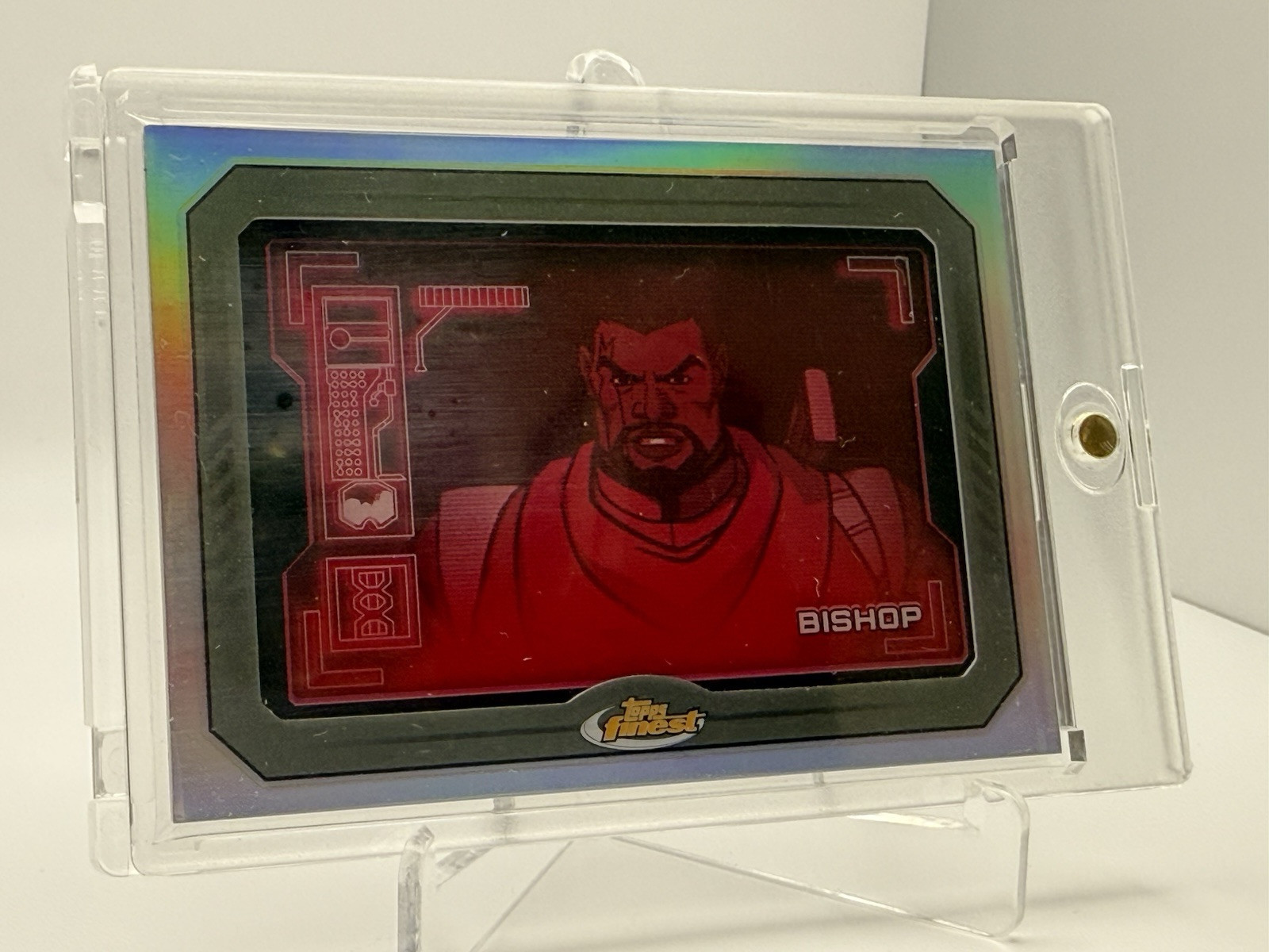 🔥 2025 Topps Finest X-Men ’97 Bishop Sentinel Scan X-Fractor SS-4 🔥
