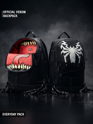 Venom Marvel Lethal Spiderman Enemy Backpack Limited Edition Black