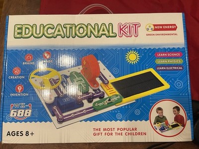 Arshiner Educational Kit WII-688, 3 Electronic Projects W/ Multiple Controls 8+