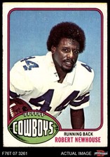 1976 Topps #14 Robert Newhouse  Cowboys RC Houston 3 - VG