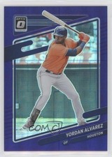 2021 Panini Donruss Optic Purple Pandora Prizm 2/99 Yordan Alvarez #177 o7m