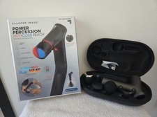 Sharper Image Power Percussion Massager Hot Cold/ Works/ Broken Handle Extension