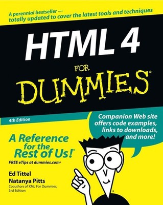 HTML 4 for Dummies by Pitts, Natanya 0764519956 FREE Shipping