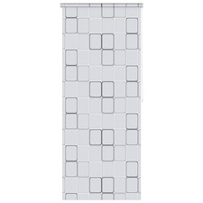 Shower Curtain Roller Blind White Home Bathroom Divider Privacy Screen vidaXL