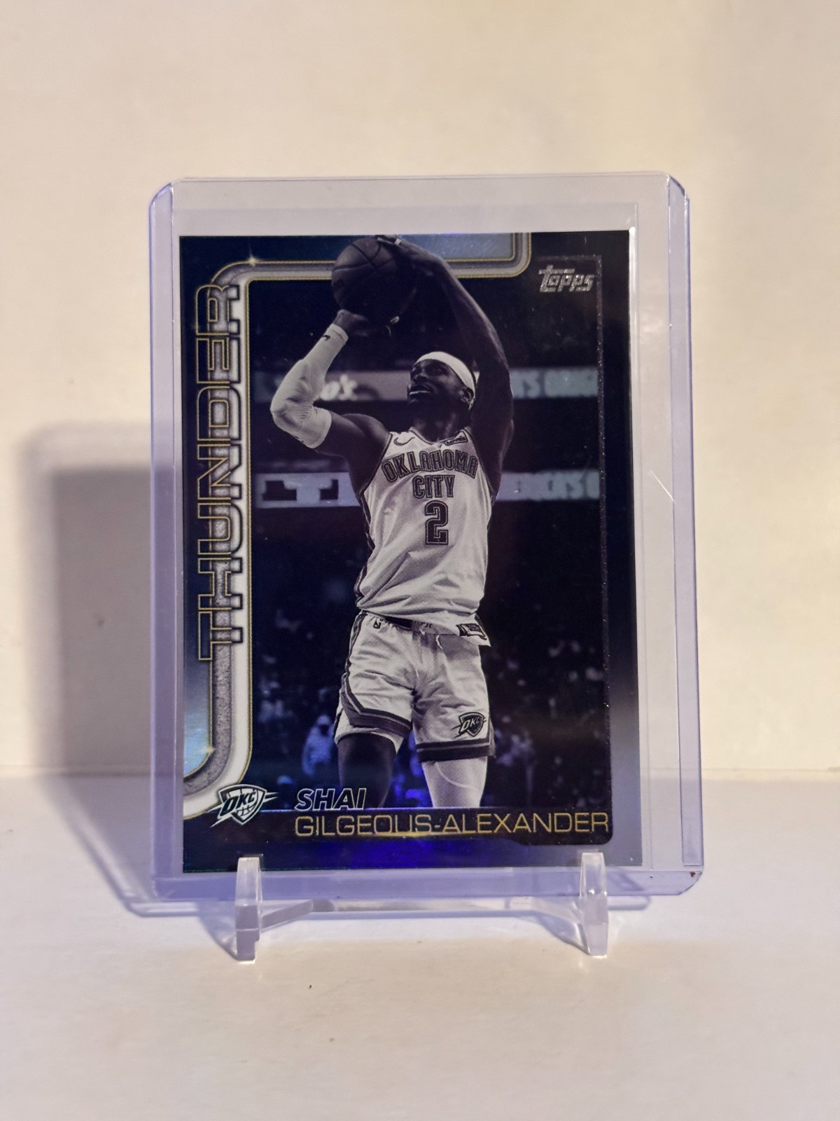 2025-26 Topps Flagship - Shai Gilgeous-Alexander #115 - Blackout