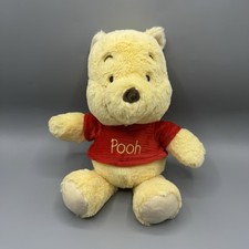 Disney Baby Winnie The Pooh Plush Rattle Stuffed Baby Toy 11 Soft Features