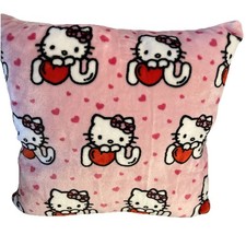 Pink Hello Kitty Large Cloud Pillow 16x16 Inch   Plush Stuffed Pillow, New