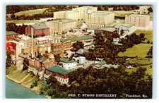 Geo. T. Stagg Distillery Frankfort KY, Kentucky Postcard