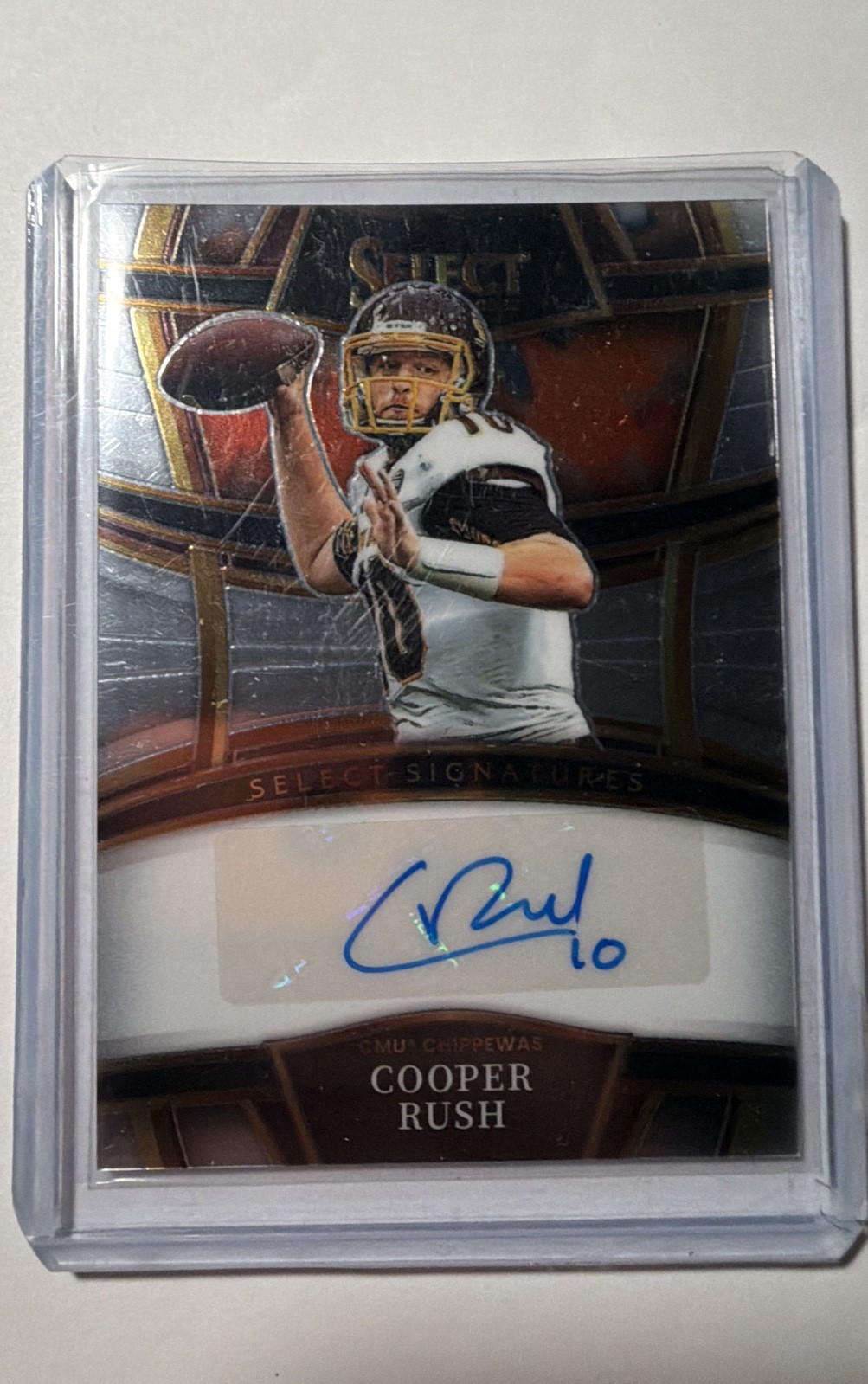 2023 Panini Select Draft Picks - Signatures Cooper Rush #S-CR (AU)