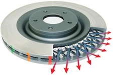 DBA 4000 Standard High Performance Brake Rotors with Kangaroo Paw Ventilation