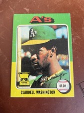 1975 Topps Card #647 Claudell Washington. HIGH NUMBER ROOKIE CARD.. rookie card picture