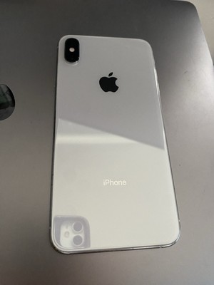 Apple iPhone XS Max 64GB Unlocked 91% Battery Health White Back Clean