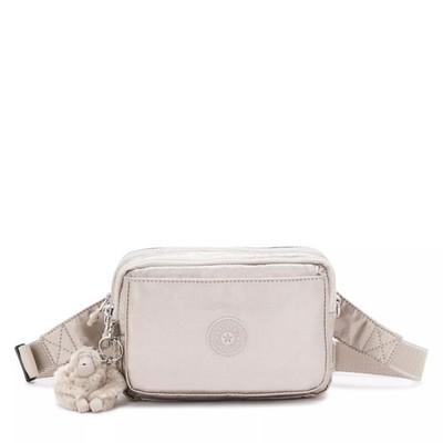 Kipling Abanu Multi Metallic Convertible Crossbody Bag Metallic Glow