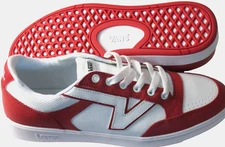 Vans Men's Lowland Cc New Varsity Red White Skate Shoes Size 11.5 NIB