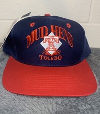 VINTAGE Deadstock Toledo Mud Hens Hat Cap SnapBack MiLB Minor League Baseball