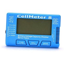 RC CellMeter 8 Digital Battery Capacity Checker Battery Voltage Tester LCD
