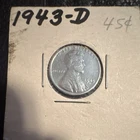 1943-D Lincoln Wheat Steel Small Cent US One Cent Coin