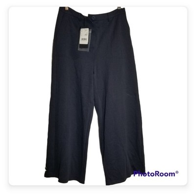 NWT Weekend MaxMara Navy Blue Jersey Trousers size XL