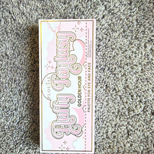P.Louise Fluffy Fantasy Golden Hour Eye Shadow  Face Powder Palette Vegan