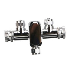 Aquarium CO2 Splitter Valve Easy to Install 2 Way Distributor for CO2 Generator