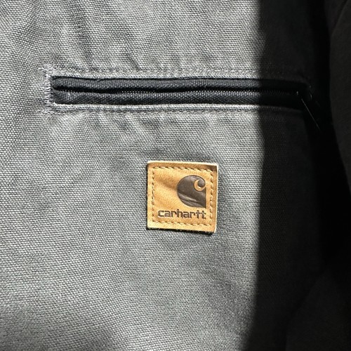 Vintage Carhartt Detroit Jacket Blanket Lined Size Large J97 GVL Gravel Gray by Carhartt, Size L, $399.99 - Photo 5