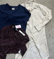3 Lot Uniqlo Womens XS Corduroy Dress Pact Organic Cotton T Shirt KUT Jacket New