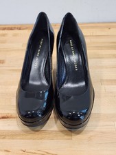 Marc by Marc Jacobs Black Patent Leather Platform Wedge Heels Size 37 US 7