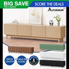 ALFORDSON Entertainment Unit TV Cabinet Stand 180cm Storage Shelves Doors