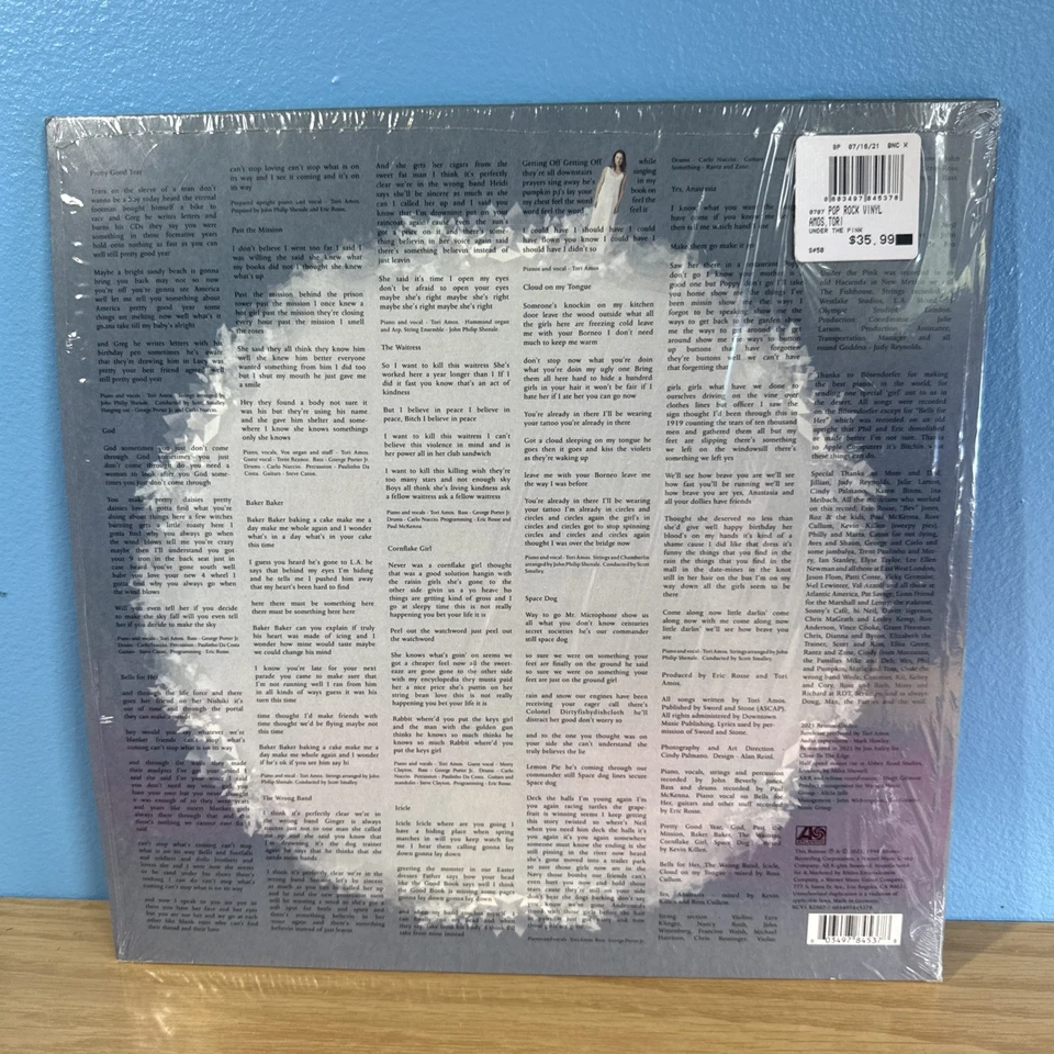 Alt Rock 2LP TORI AMOS Under the Pink Atlantic 2021RE Near Mint Pink Vinyl Foto 3 de 4