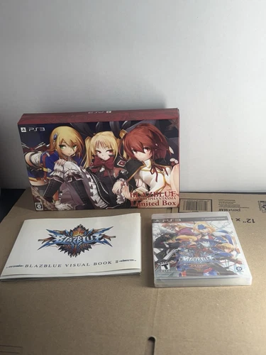 BlazBlue: Chrono Phantasma - Limited Box PlayStation 3 2014 BOX BOOK GAME *READ*