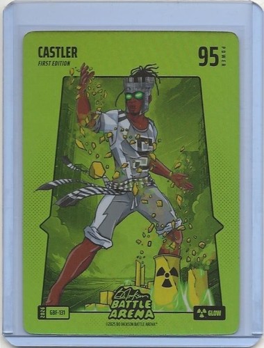 2026 Castler Stephon Castle Bo Jackson Battle Arena Metallic Green Glow #GBF-131