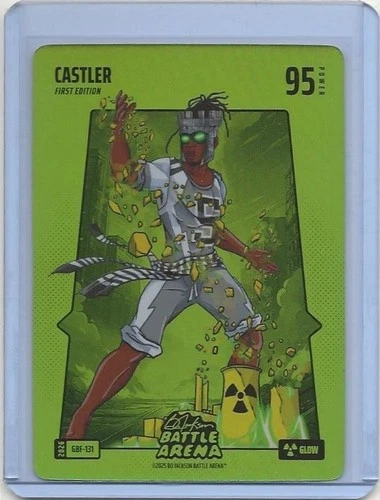 2026 Castler Stephon Castle Bo Jackson Battle Arena Metallic Green Glow #GBF-131