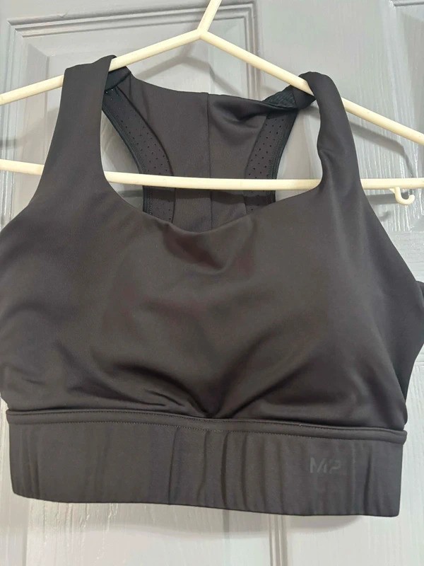 MP Myprotein Black High Support Sports Bra - Size Small