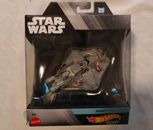 Star Wars Hot Wheels Starships Select - #21 Ghost CHASE VARIANT (Battle Damaged) - Picture 2 of 5