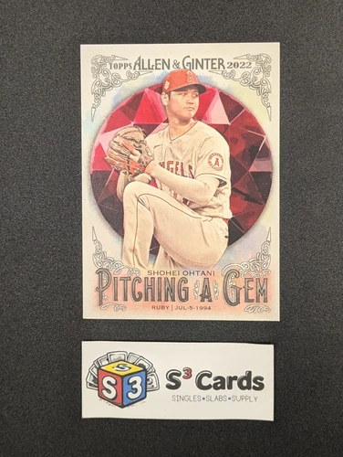 2022 Topps Allen and Ginter Pitching a Gem #PAG-9 Shohei Ohtani | Angels