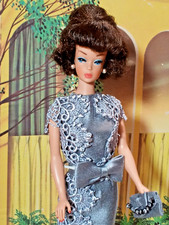 Vintage Mattel Queen Fashion Barbie OOAK Outfit Wig Accessories Blue Band