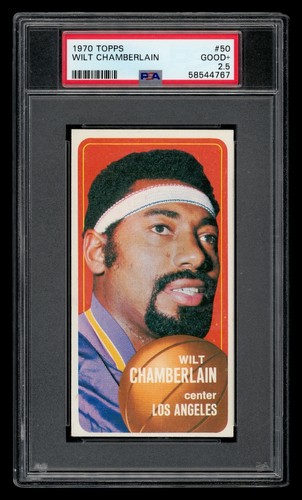 1970-71 Topps Set-Break # 50 Wilt Chamberlain PSA 2.5 GOOD+