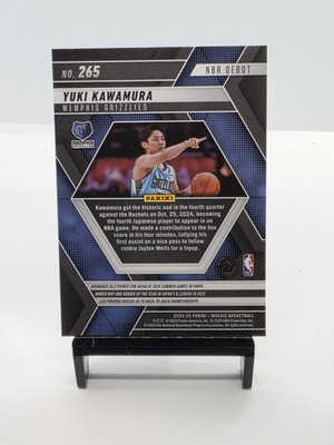 2024-25 Panini Mosaic Yuki Kawamura NBA Debut Rookie Memphis