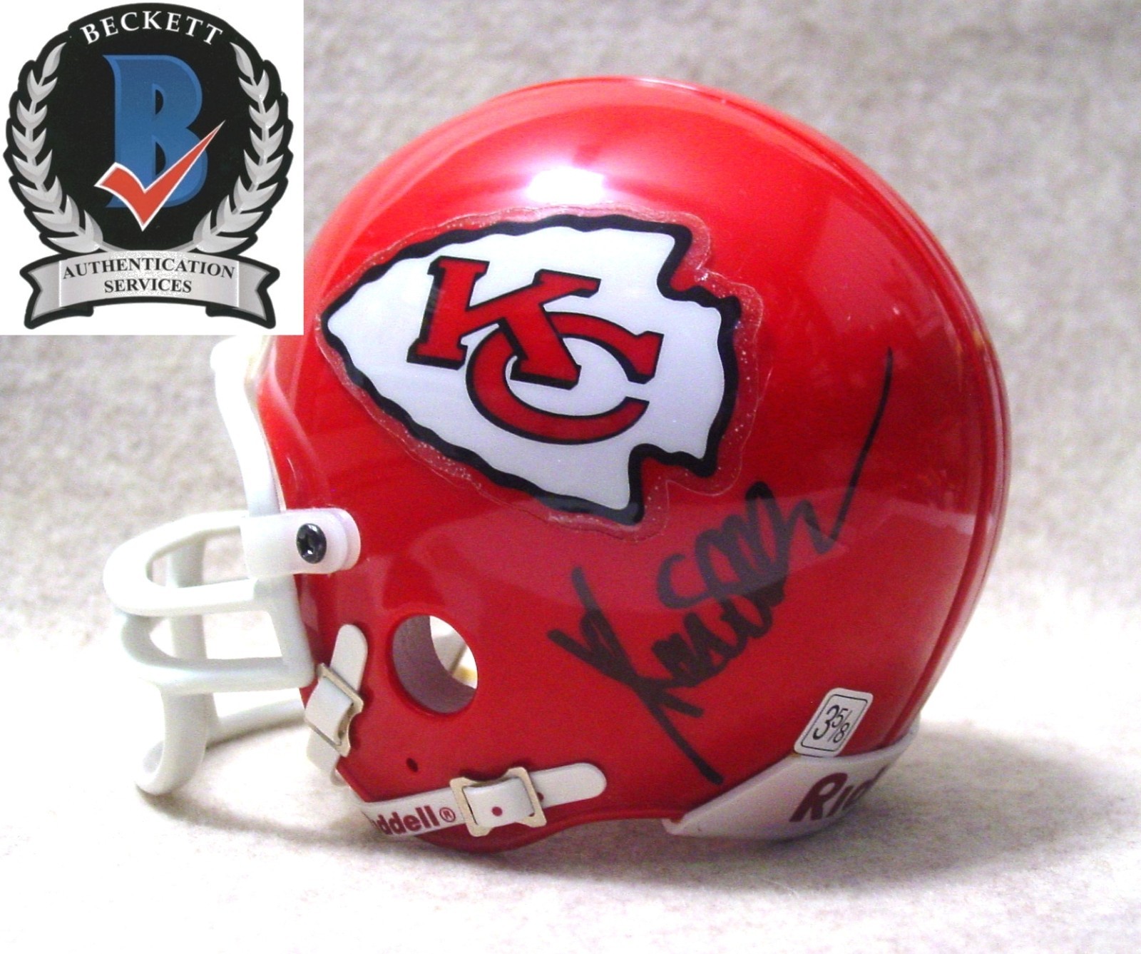 Marcus Allen Autographed Signed Kansas City Chiefs / Mini Helmet - BAS Beckett COA 